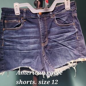 American Eagle Outfitters Dark Blue Jean Shorts
